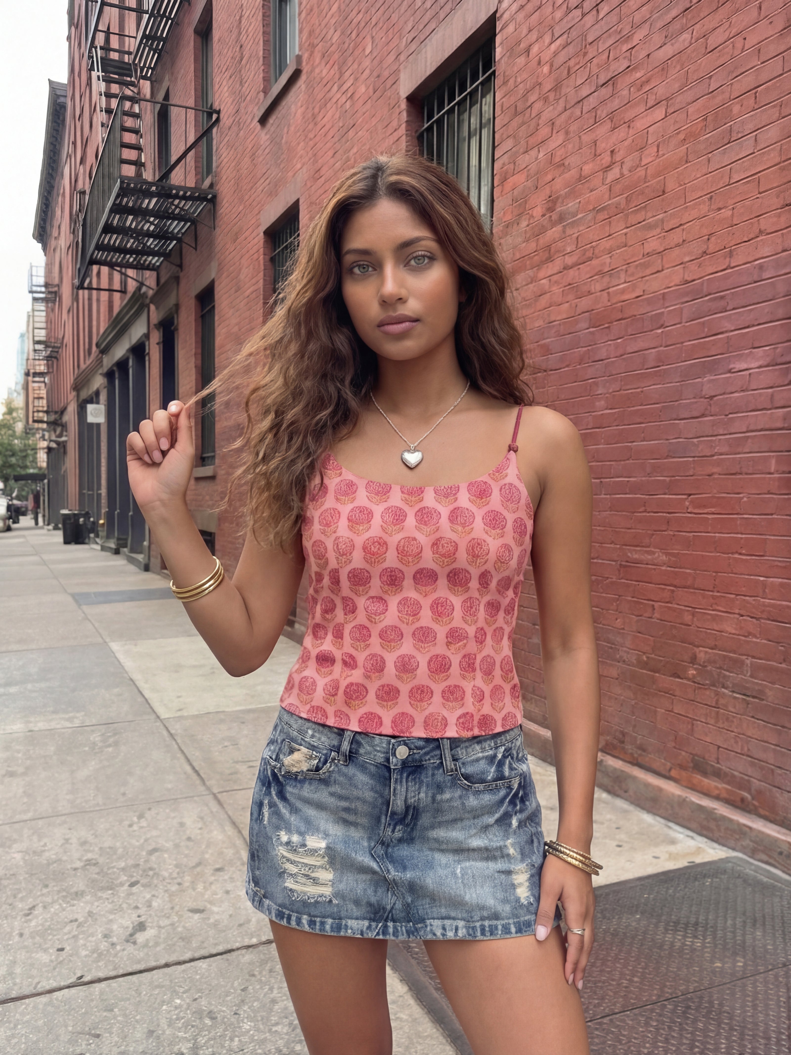 Sol Backless Top - Pink Sundown