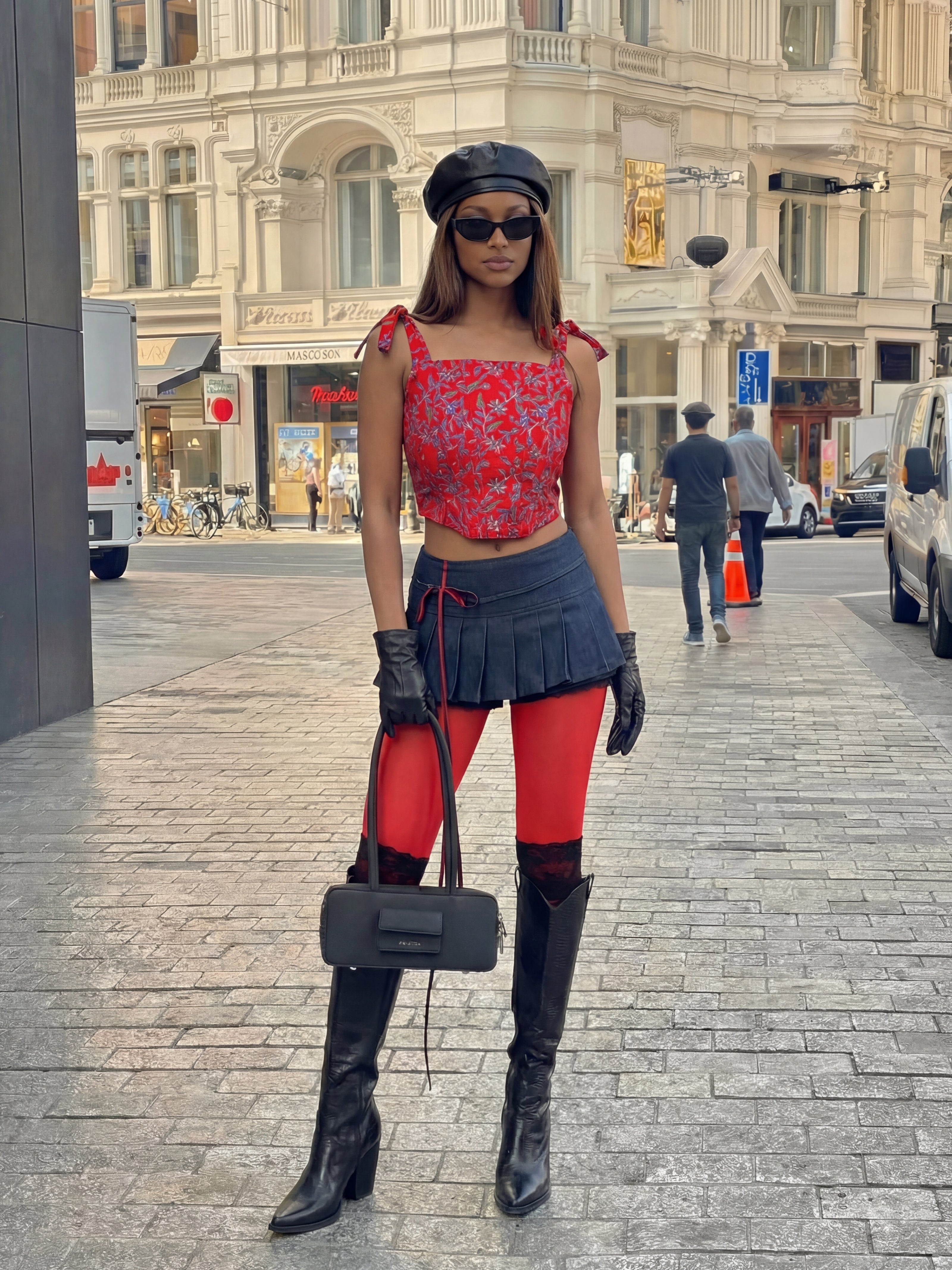 Ember Corset - Vermilion Bloom