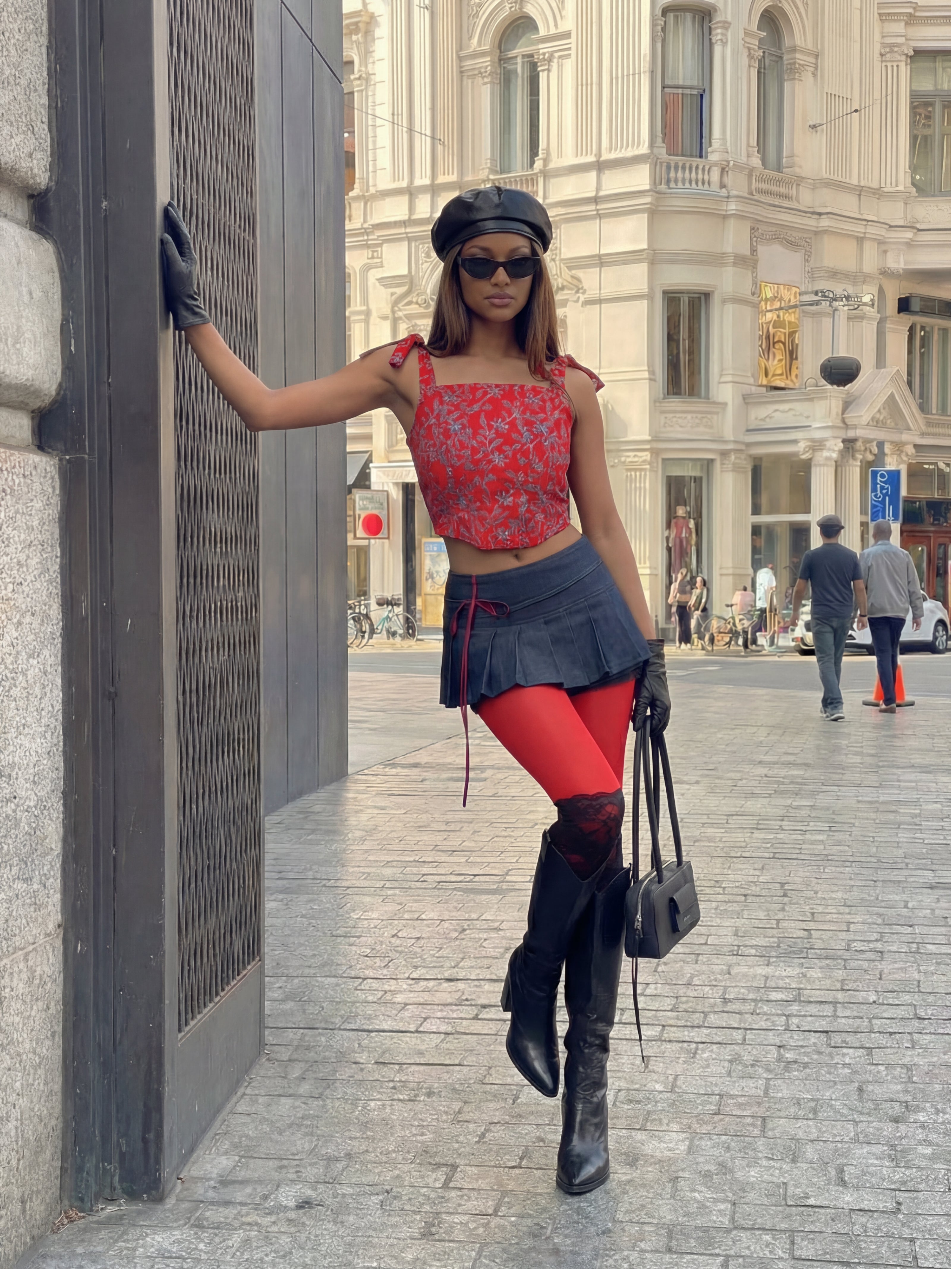 Ember Corset - Vermilion Bloom