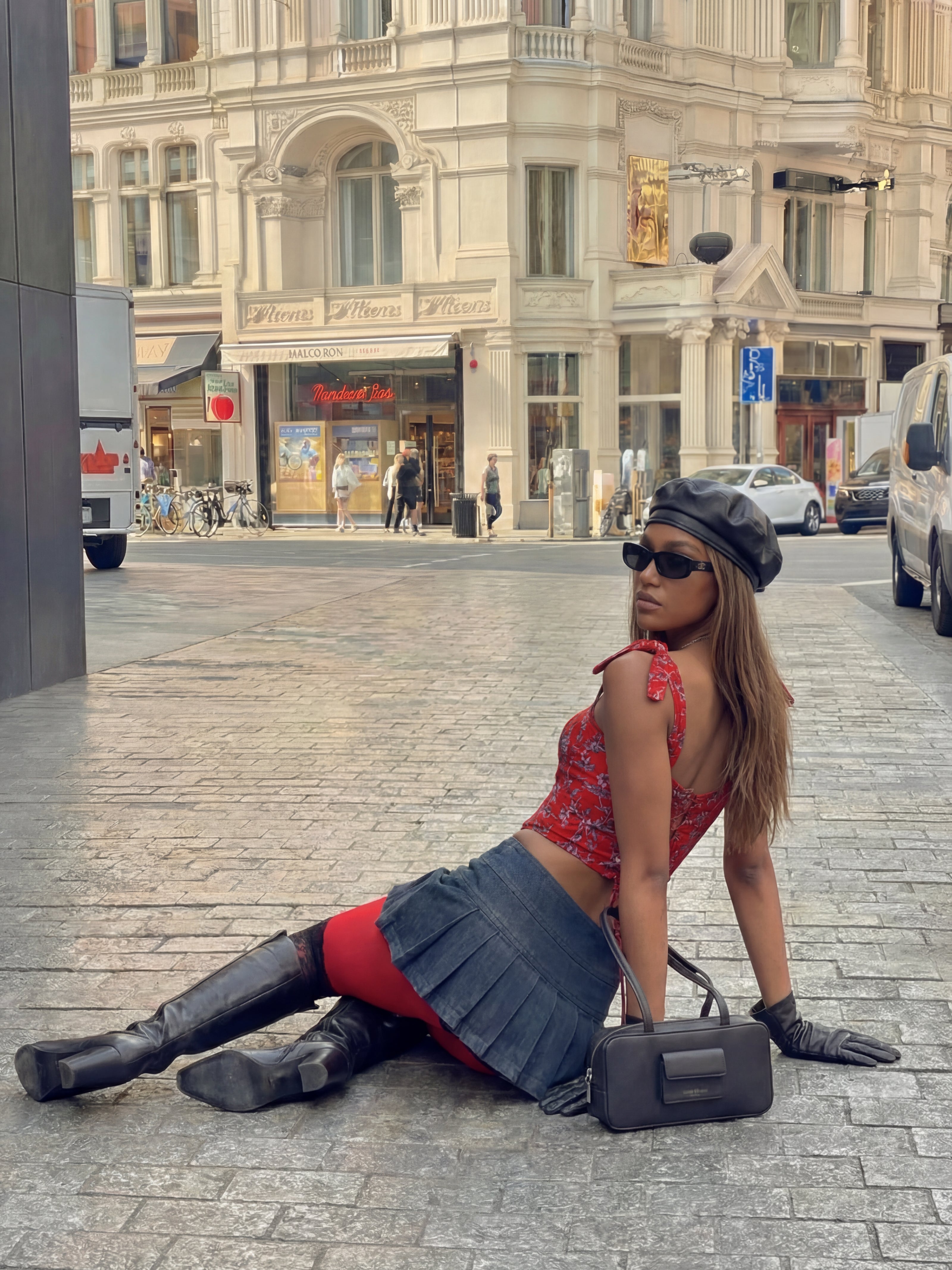 Ember Corset - Vermilion Bloom