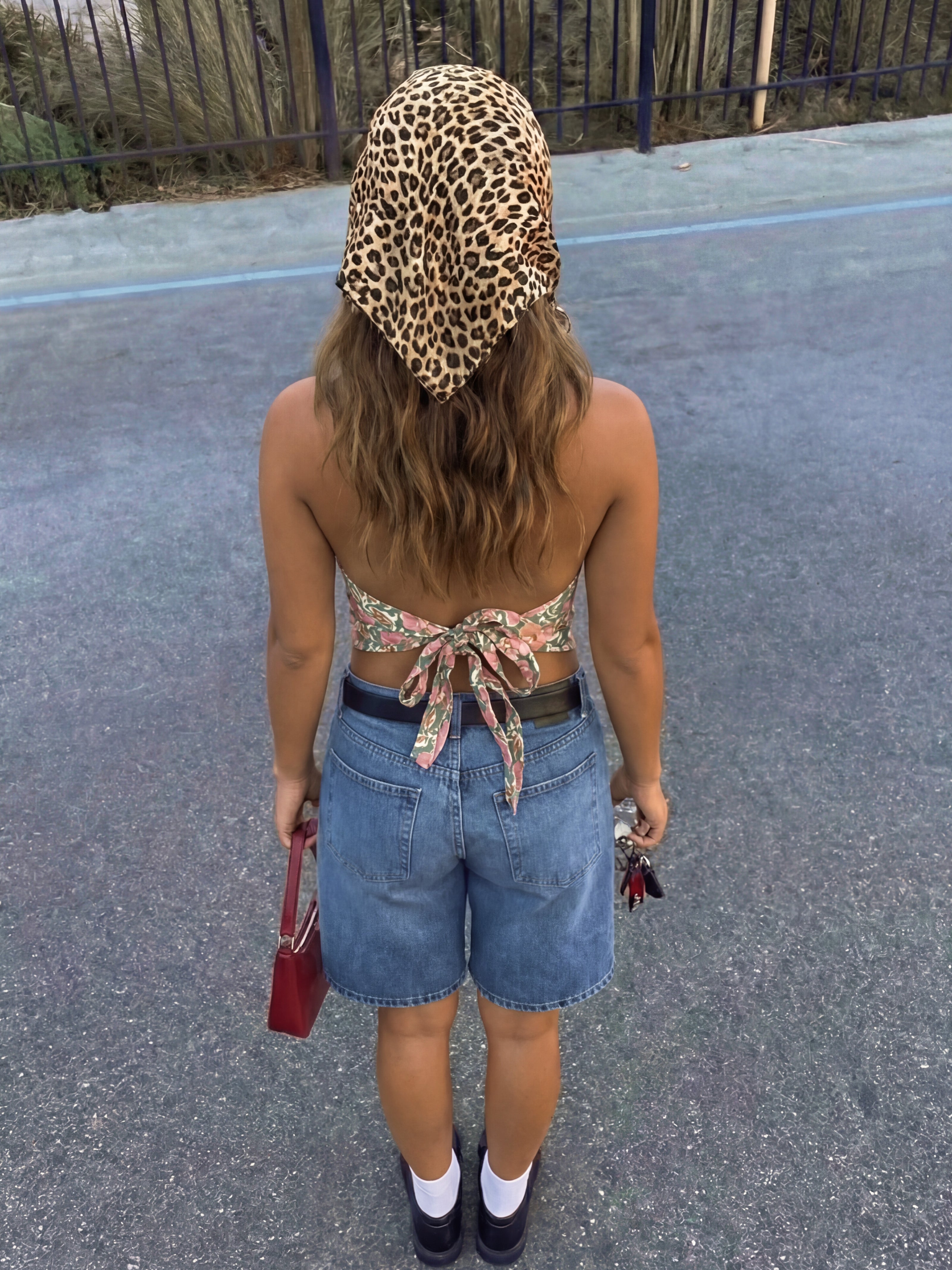 Saha Handblock Halterneck Shirt – Fern Field