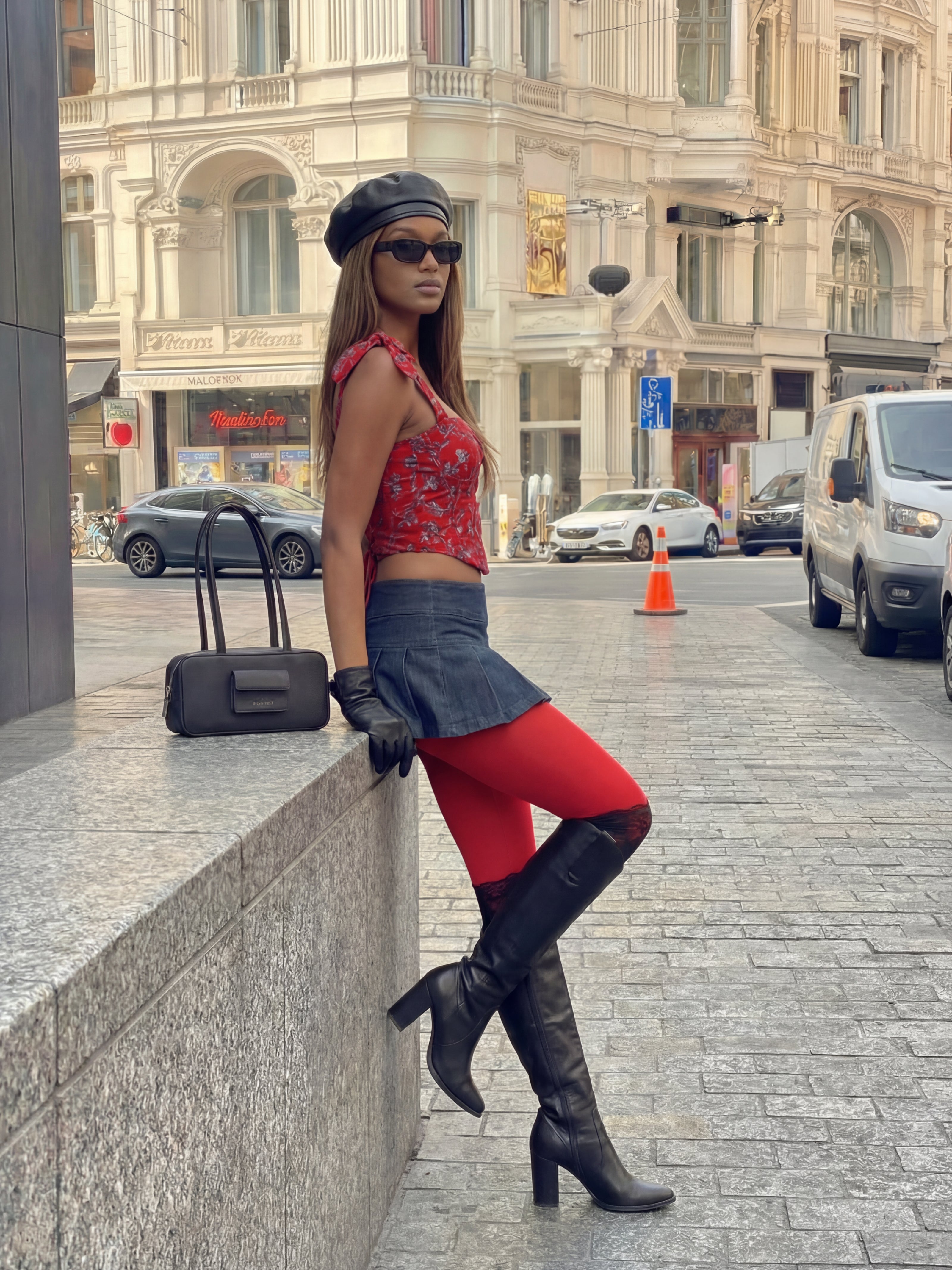 Ember Corset - Vermilion Bloom