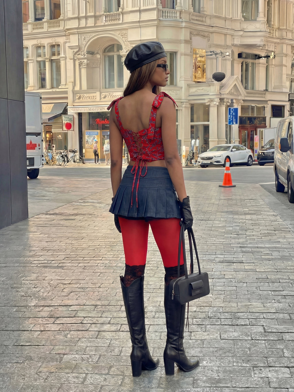 Ember Corset - Vermilion Bloom