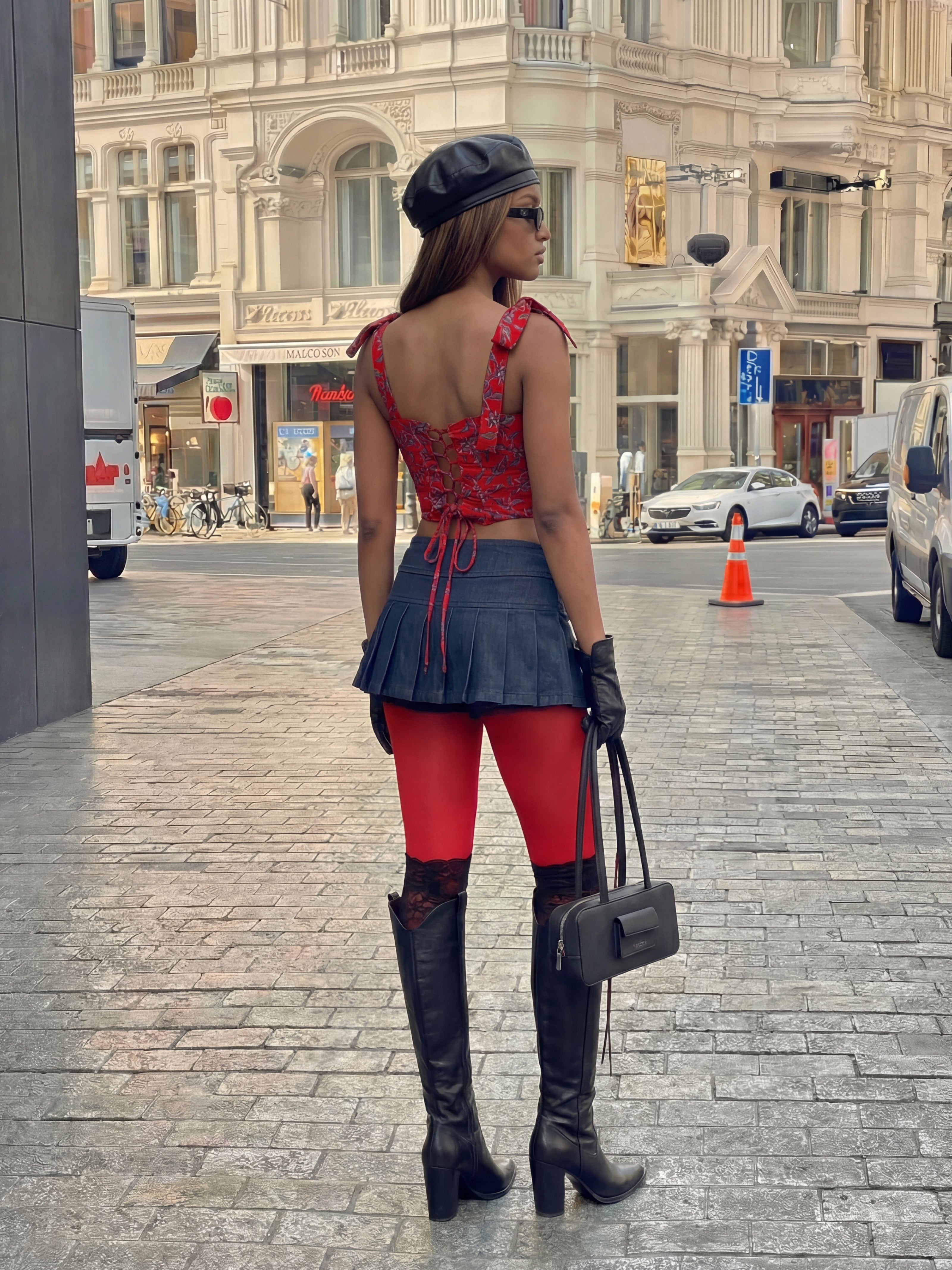 Ember Corset - Vermilion Bloom