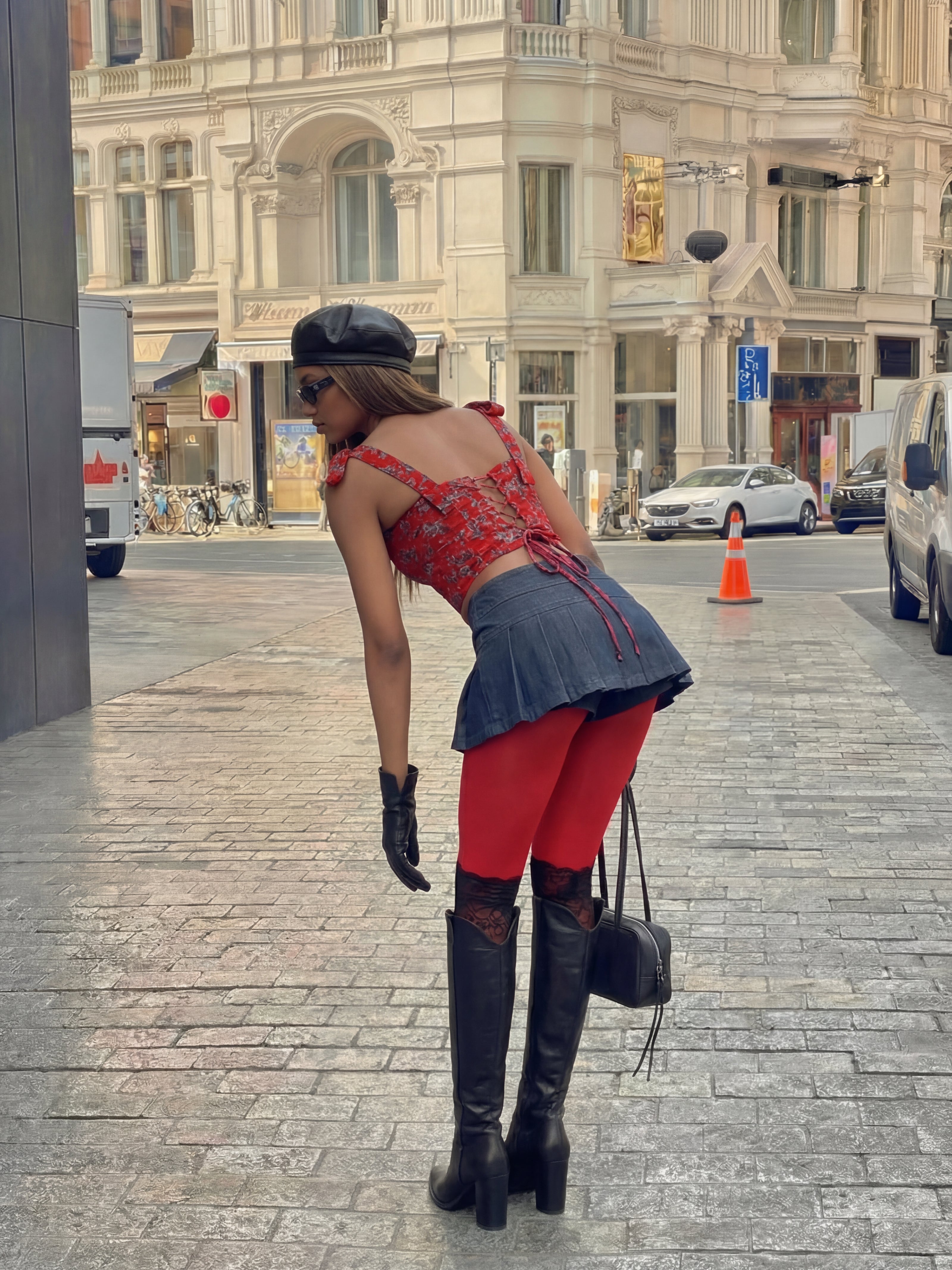 Ember Corset - Vermilion Bloom