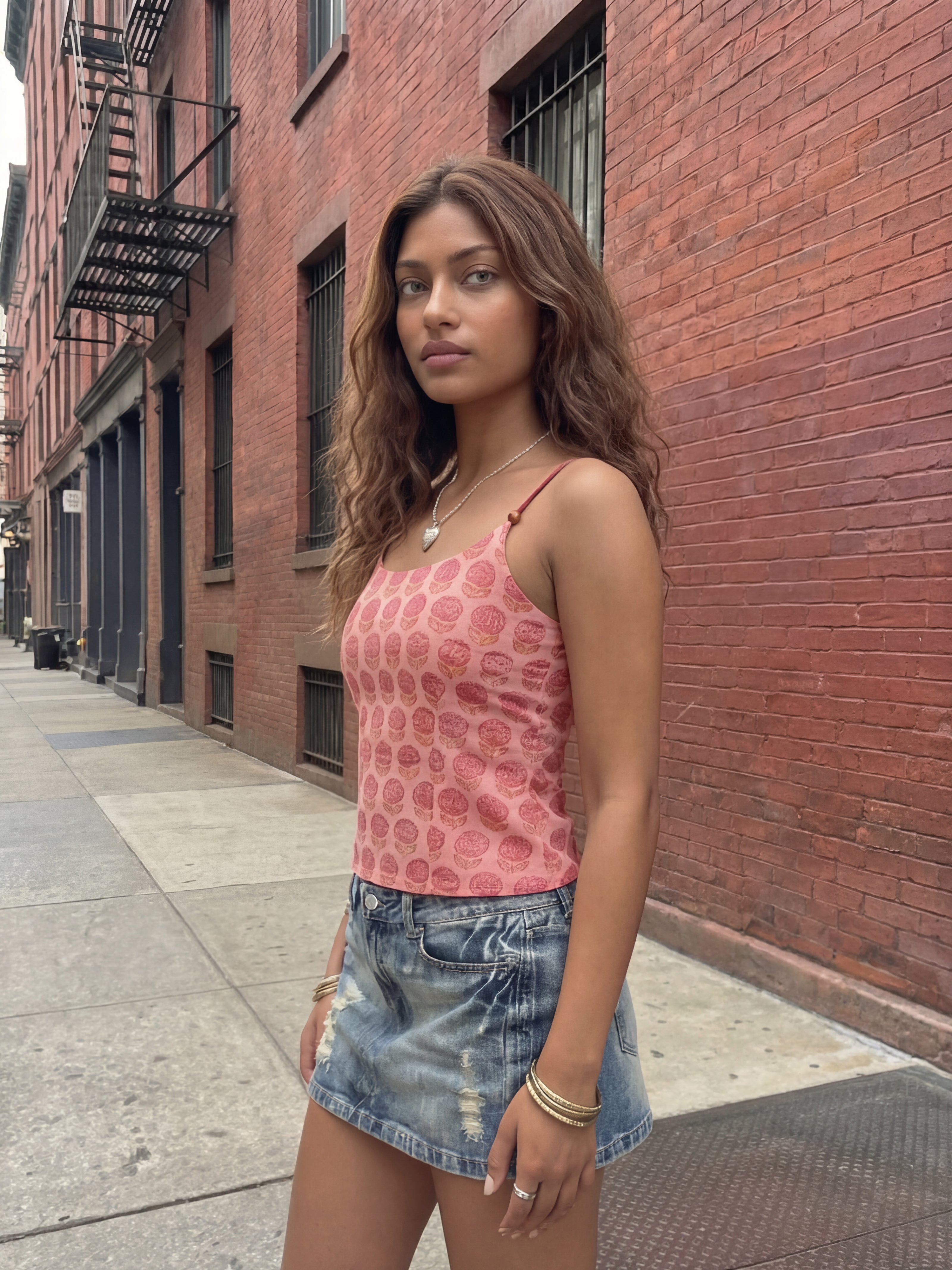 Sol Backless Top - Pink Sundown