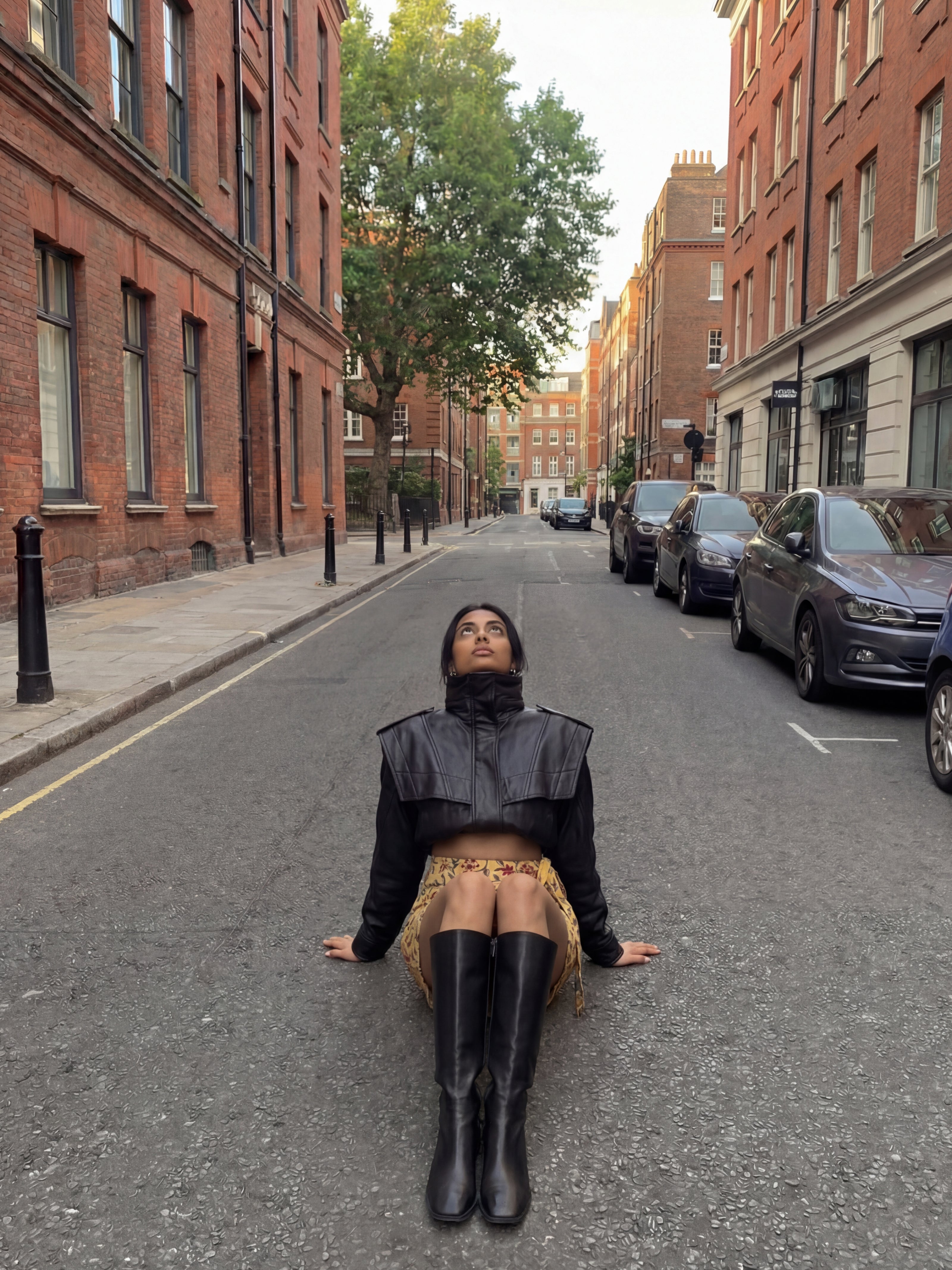 Reva Handblock Wrap Skirt - Marigold Trail