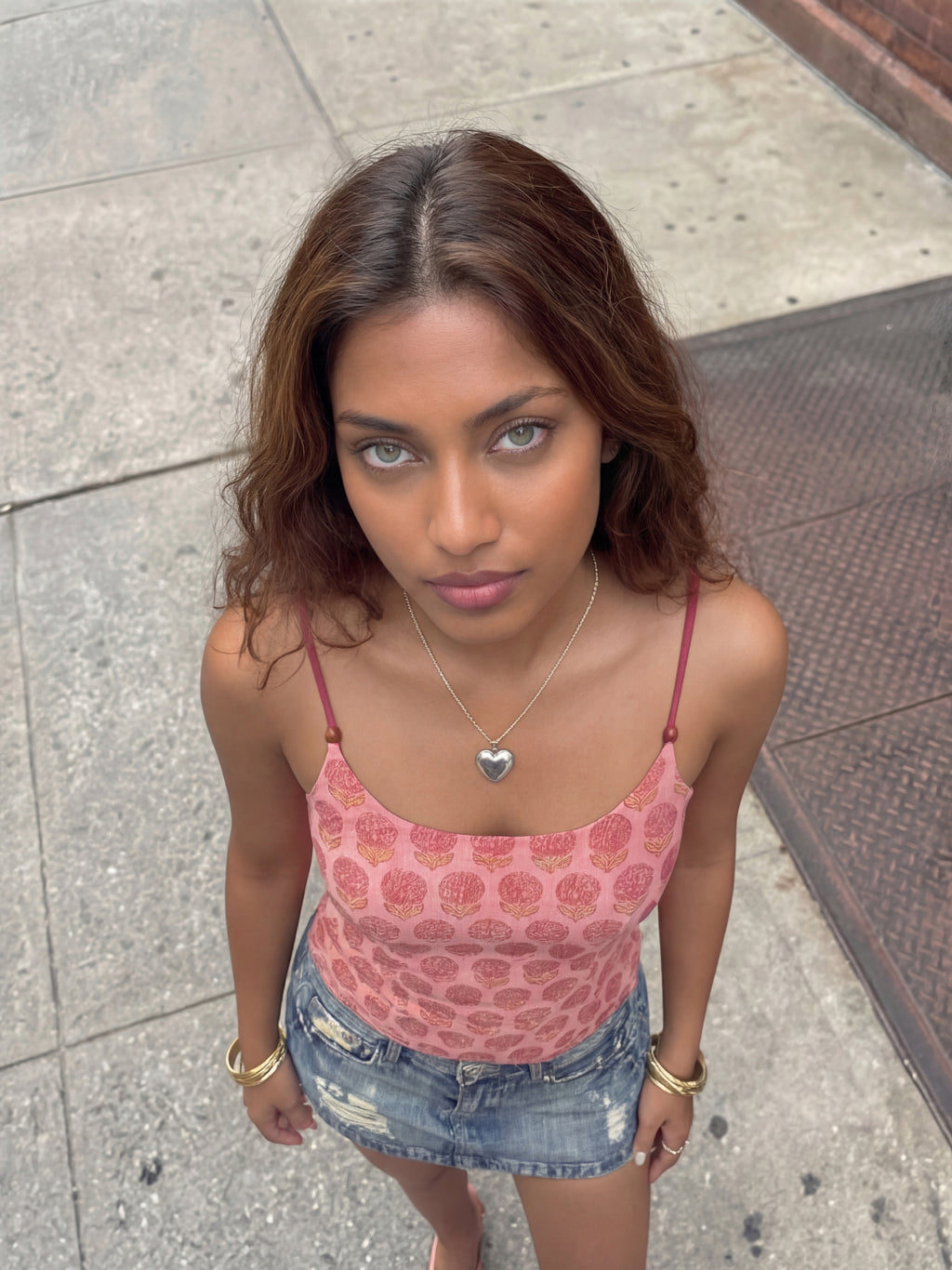 Sol Backless Top - Pink Sundown